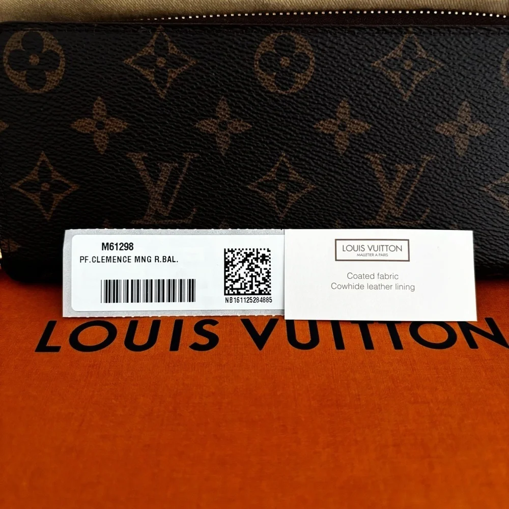 Louis Vuitton Rose Clemence wallet - Picture 8 of 16